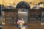 JACOBS David H. 1922-1989 & Maria M. 1926-