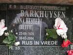 BARKHUYSEN Anna Hester 1920-2004