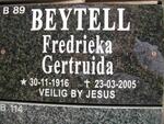 BEYTELL Fredrieka Gertruida 1916-2005