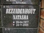 BEZUIDENHOUT Natasha 1977-2005