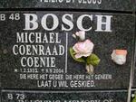 BOSCH Michael Coenraad Coenie 1931-2004