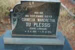 PLESSIS Cornelia Margretha, du  nee LOMBAARD 1926-1976