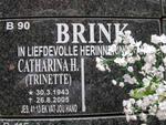 BRINK Catharina 1943-2005