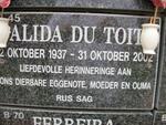 TOIT Alida, du 1937-2002