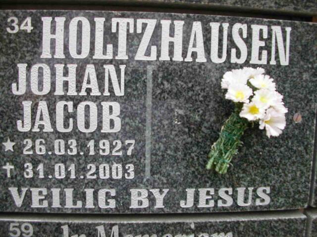 HOLTZHAUSEN Johan Jacob 1927-2003