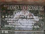 RENSBURG Anemieke, Jansen van 2005-2005