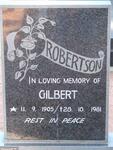 ROBERTSON Gilbert 1905-1981
