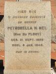 NEL Petronella M. nee DU PLOOY 1896-1949