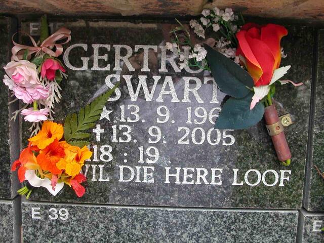 SWART Gertruida 1960-2005