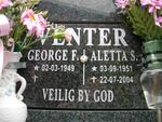 VENTER George F. 1949-   & Aletta S. 1951-2004