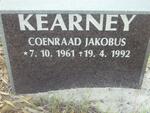 KEARNEY Coenraad Jakobus 1961-1992