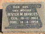 ARANGIES Hester M. 1864-1954
