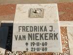 NIEKERK Fredrika J., van 1969-1969