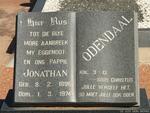 ODENDAAL Jonathan 1896-1974
