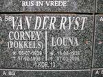 RYST Corney, van der 1939-1998 & Louna 1939-2006