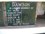 DAWSON Colin R. 1957- 1992