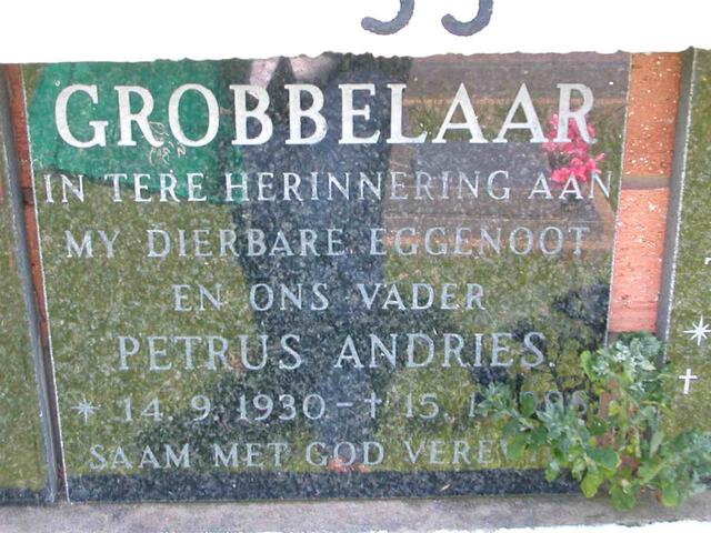 GROBBELAAR Petrus Andries 1930-1998