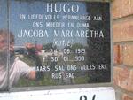HUGO Jacoba Margaretha 1915-1998