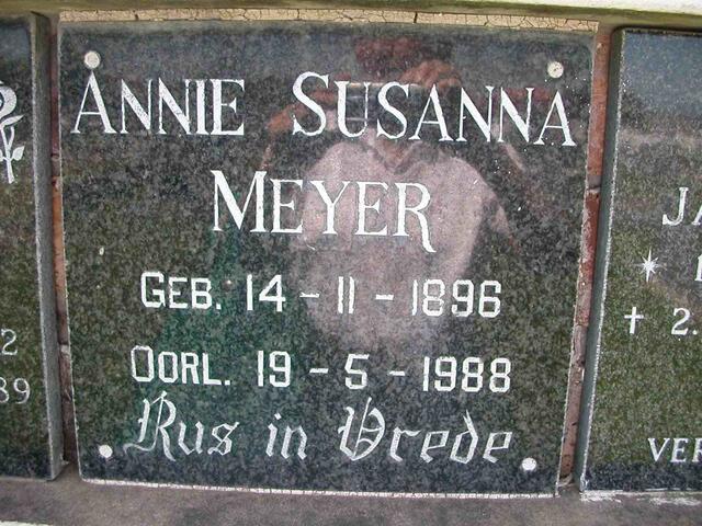 MEYER Annie Susanna 1896-1988