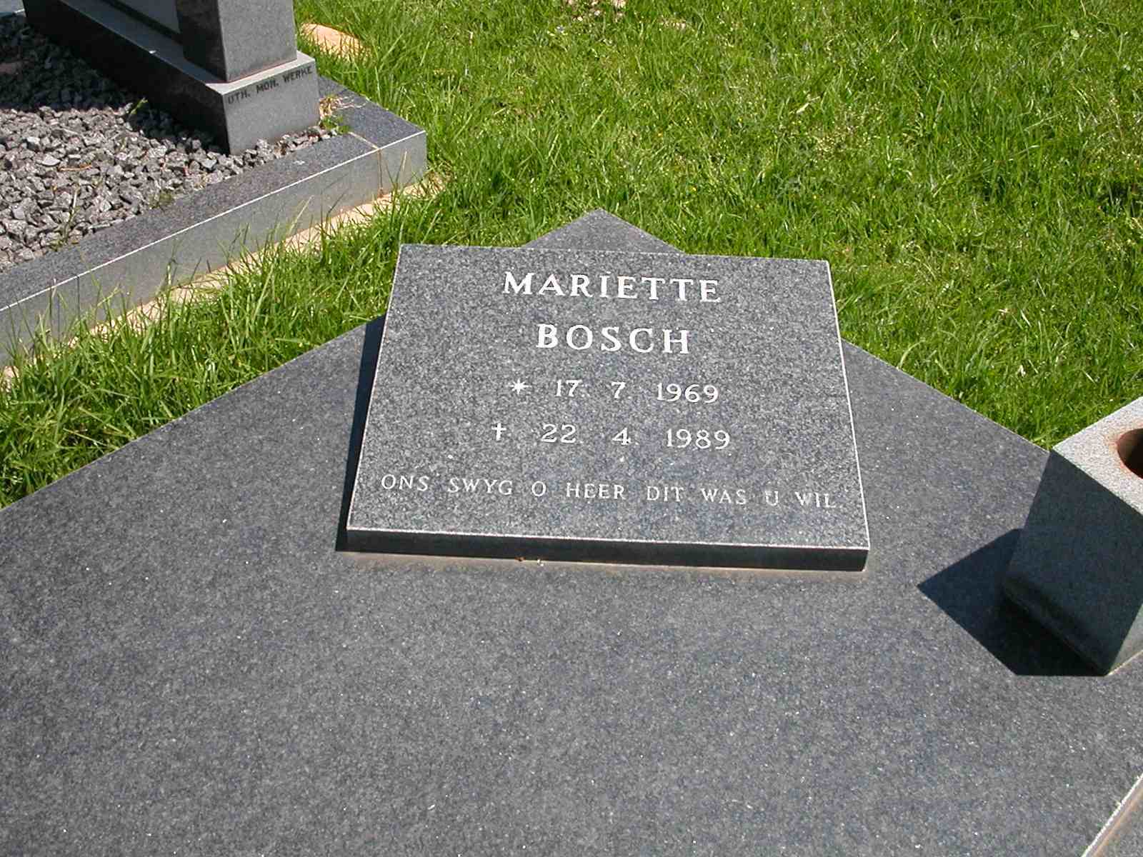 BOSCH  Mariette 1969-1989