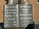 GOUWS Pieter J.H. 1916-1973 & Margaretha M. VILJOEN 1919-2005
