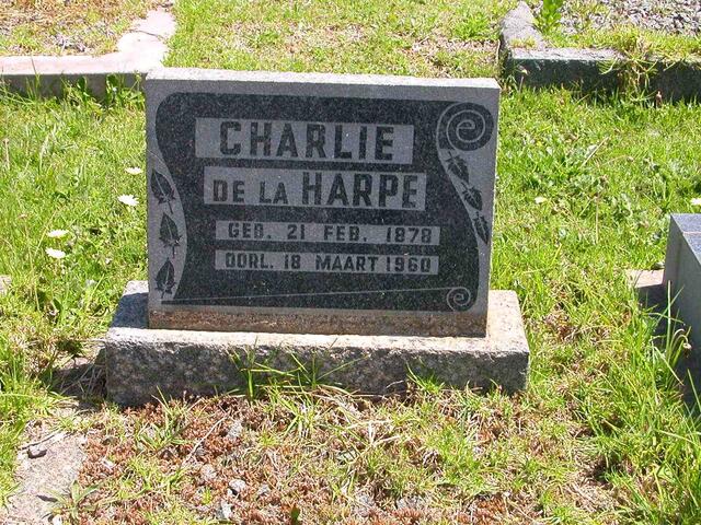 HARPE Charlie, de la 1878-1960