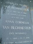 BLOMMENSTEIN Charles Pieter, van 1887-1968 & Anna Cornelia NOTHNAGEL 1895-1979