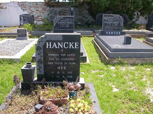HANCKE Hek 1921-1986