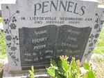 PENNELS Henry Peter 1894-1962 & Annie Francina 1899-1980