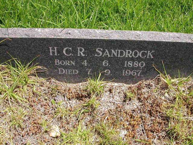 SANDROCK H.C.R. 1880-1967
