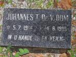 DOM Johannes T., de V. 1914-1995