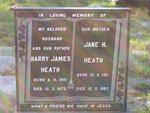 HEATH Harry James 1901-1973 & Jane H. 1911-1987