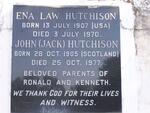HUTCHISON John 1905-1977 & Ena LAW 1907-1970