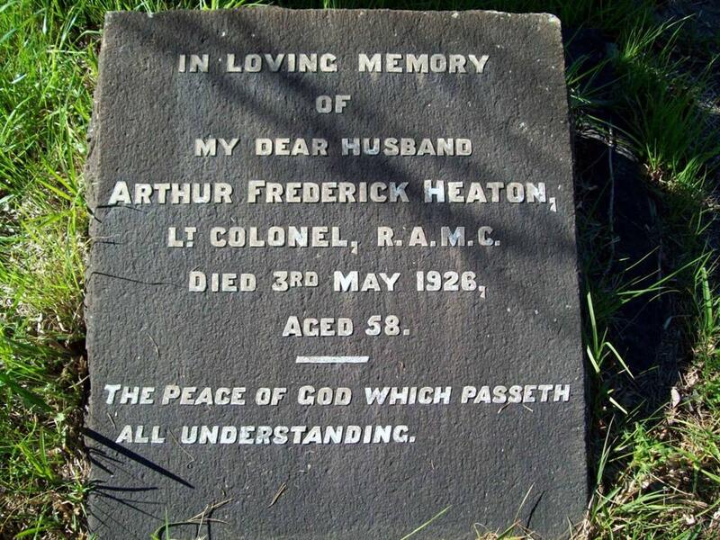 HEATON Arthur Frederick -1926