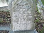 HALLIWELL George West 1881-1929 & Sarah Maude 1881-1939