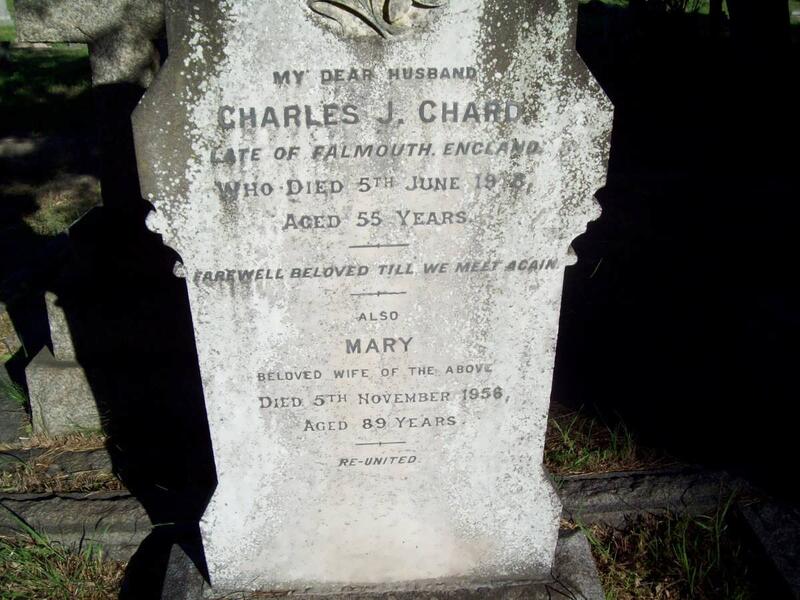 CHARD Charles J. -1918 & Mary -1956