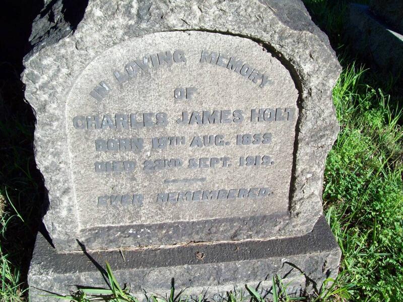 HOLT Charles James 1855-1919