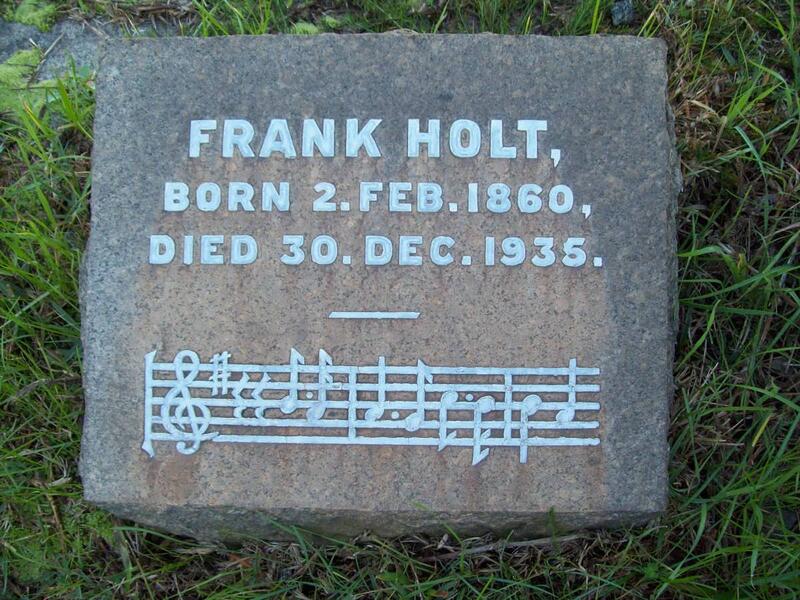 HOLT Frank 1860-1935