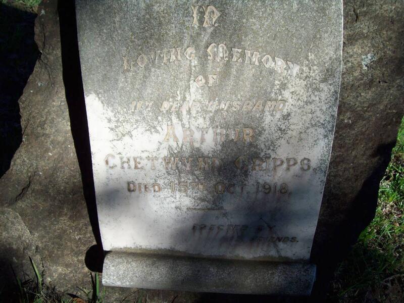 CRIPPS Arthur Chetwynd -1918