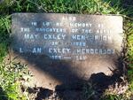 HENDERSON May Exley 1887-1888 :: HENDERSON Lilian Exley 1889-1969