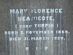 HEATHCOTE Mary Florence nee TURPIN 1864-1920