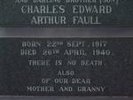 FAULL Charles Edward Arthur 1917-1940