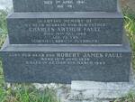 FAULL Charles Arthur -1960 :: FAULL Robert James 1926-1945