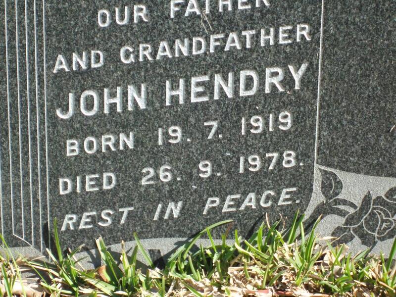 HENDRY John 1919-1978
