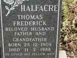 HALFACRE Thomas Frederick 1908-1988