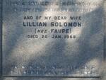 SOLOMON Lillian nee FAURE -1968