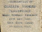 GLASSPOOLE Charles Thomas 1882-1927