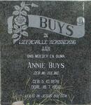 BUYS Annie nee McDULING 1876-1950