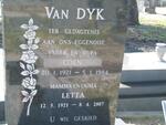 DYK Coen, van 1921-1984 & Letta 1921-2007