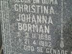 BORMAN Christina Johanna 1896-1992